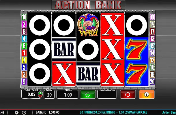 Description Action Bank The RTP of this Barcrest slot is 95.16%. The volatility is rated as medium.